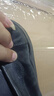 駱駝牌男士抓花牛皮軟底套腳舒適商務(wù)休閑樂福皮鞋P14S155013黑色39 曬單實(shí)拍圖