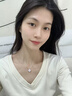 紀(jì)思梵（CHEESEFAN）輕奢四葉草項鏈女玫瑰彩金雙面瑪瑙七夕情人節(jié)生日禮物送女友 項鏈順豐 曬單實拍圖