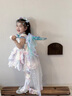 G.DUCKKIDS童裝洛麗塔公主裙兒童連衣裙夏裝2025新款女童裙子美人魚蓬蓬裙 裙子+拖尾 100 (建議身高90-100 3-4歲) 曬單實(shí)拍圖