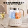 蘇泊爾（SUPOR）養(yǎng)生壺 燒水壺1L迷你養(yǎng)生杯 全玻璃 煮茶器 恒溫壺 家用煮茶熱水壺保溫全玻璃SW-10Y05Q 曬單實(shí)拍圖