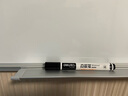 得力(deli)90*60cm懸掛白板 白板寫字板 黑板 磁性懸掛式小白板 實(shí)心纖維板芯黑板 教學(xué)家用白板 92608 曬單實(shí)拍圖