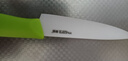 美瓷（MYCERA）陶瓷刀 4寸多功能水果刀 家用廚師刀 帶刀鞘 E4 綠色 TZY01V 曬單實拍圖