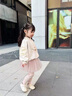 G.DUCKKIDS小黃鴨女童打底褲春秋裝兒童褲子假兩件裙褲女孩寶寶洋氣外穿長褲 灰色 90 尺碼1~2歲【 80-90cm】 曬單實拍圖