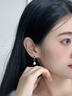 SINCE YOU兩戴耳環(huán)男純銀2025新款小眾設(shè)計圓環(huán)耳釘潮酷耳墜高級感耳飾女 珍珠兩戴耳環(huán)（一對） /太空灰 曬單實拍圖