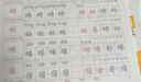 漢狀元小學(xué)生臨摹字帖1-6年級語文生字練字帖2025年人教版課本同步寫字課課練楷書描寫 一年級上下冊【共2本/90頁】 曬單實(shí)拍圖