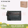 蔻馳（COACH）【品牌直供】CARRYALL男士中號手拿包F29508CQBK 七夕禮物 送男友 曬單實拍圖