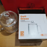 帶蓋泡茶杯加厚耐高溫大容量玻璃把杯待客家用喝茶水杯 加厚玻璃泡茶杯 350ml 曬單實拍圖