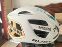 RUDY PROJECT自行車(chē)頭盔男女騎行裝備公路車(chē)破風(fēng)盔23年環(huán)法巴林車(chē)隊(duì)款半帽EGOS 白/金（23年環(huán)法車(chē)隊(duì)同款） L（適合59-63cm） 曬單實(shí)拍圖