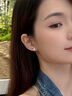 APM Monaco六芒星銀耳釘女耳環(huán)銀耳飾時(shí)尚飾品七夕情人節(jié)禮物送女友 曬單實(shí)拍圖