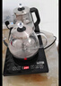 半球（PESKOE）自動(dòng)上水壺 煮茶器電茶爐 一機(jī)雙爐 高硼硅玻璃電水壺+噴淋煮茶器 一鍵全自動(dòng)上水燒水  HY-30 曬單實(shí)拍圖