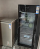 海爾（Haier）冰吧家用透明玻璃門(mén)小型冰吧客廳辦公室冰箱飲料茶葉冷藏柜水果保鮮柜 紅酒柜 立式冷柜客廳冰吧 180升 水果保濕抽屜 三層中空鋼化玻璃 180L 曬單實(shí)拍圖