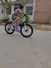 恒樂(lè)優(yōu)愛(ài)樂(lè)思自行車(chē)兒童10-15歲山地車(chē)男孩女孩中大童青少年單車(chē)學(xué)生車(chē) 白藍(lán)21變速輻條輪減震碟剎+禮包 22寸適合140-160cm 曬單實(shí)拍圖