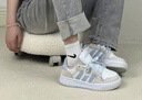 adidas ENTRAP休閑低幫運(yùn)動(dòng)板鞋少年感復(fù)古籃球鞋男女阿迪達(dá)斯   白色/淺藍(lán)/灰色   40 曬單實(shí)拍圖