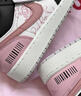 耐克（NIKE）【定制球鞋】 Jordan Air Jordan 1 皮革 FZBB 百搭 玫瑰故事 潮 黑粉 39 曬單實(shí)拍圖