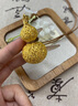 中國黃金（CHINA GOLD）福祿黃金項鏈女士輕奢足金花絲葫蘆吊墜教師節生日禮物送女友愛(ài)人 花絲葫蘆項鏈【黃繩】約2.55g 曬單實(shí)拍圖