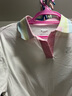 FILA【液氨整理】斐樂(lè)兒童童裝上衣2025年夏季新款女童短袖POLO衫 標(biāo)準(zhǔn)白-WT 140 曬單實(shí)拍圖