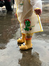 幸?，旣悾–heerful Mario）大眼狗兒童雨靴防滑防水2025新款男童水鞋寶寶雨鞋黃色內(nèi)長15cm 曬單實(shí)拍圖