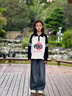 G.DUCKKIDS童裝女童褲子春秋季2025新款潮流闊腿褲兒童牛仔褲女大童高腰長褲 復古藍 160 尺碼13~14歲【150-160cm】 曬單實拍圖