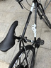 百士盾自行車(chē)成人單車(chē)公路變速山地車(chē)男學(xué)生通勤死飛女實(shí)心胎彎把雙碟剎 耀陽(yáng)-60刀純黑 曬單實(shí)拍圖