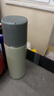 蘇泊爾（SUPOR） 保溫杯316L不銹鋼大容量水杯學(xué)生保溫杯男女士車載戶外便攜杯子 水墨綠【茶濾款】500ml 曬單實(shí)拍圖