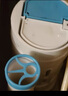 海立馬桶水箱配件老式抽水坐便器廁所蹲坑ABS進水閥20-32cm通用SJ02藍 曬單實拍圖