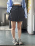 愛帝輕戶外山系休閑短裙女式2025夏季新款簡約洋氣百搭速干運動半身裙 曬單實拍圖