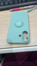 匠心臣 適用蘋果16/15/14promax手機殼全包防摔iPhone16/15/14Plus液態(tài)硅膠支架純色簡約男女款 蘋果16【淡青色】自帶指環(huán)+掛繩 曬單實拍圖