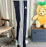 adidas情侶款休閑舒適束腳運(yùn)動褲男女秋季阿迪達(dá)斯官方 傳奇墨水藍(lán)/白色   L 曬單實(shí)拍圖