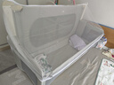 史威比（Sweeby）嬰兒床中床寶寶床圍欄兒童床護(hù)欄新生兒喂奶防壓哄睡床邊床 青山綠丨床中床+床護(hù)欄丨送蚊帳 曬單實(shí)拍圖
