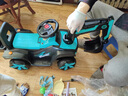 EZF兒童男孩電動(dòng)玩具車可坐可騎大號(hào)遙控挖土機(jī)挖機(jī)送給對(duì)象生日禮物 藍(lán)色 電動(dòng)/滑行兩用+手動(dòng)挖臂 官方標(biāo)配 曬單實(shí)拍圖