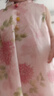 G.DUCKKIDS小黃鴨女童國風(fēng)套裝夏季好看兒童新中式女寶寶夏裝漢服兩件套 中式牡丹無(wú)袖套裝 110 (建議98-105cm 3-4周歲） 曬單實(shí)拍圖