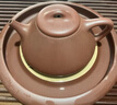 俊器萬相宜興紫砂壺承圓形壺托手工家用養(yǎng)壺盤茶壺底座小茶盤蓄水式茶具盤 紫砂壺托 事事順?biāo)炜?曬單實(shí)拍圖