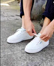 回力板鞋女鞋百搭休閑小白鞋低幫透氣跑步運動(dòng)鞋 WXY-L319N 白粉 36 曬單實(shí)拍圖