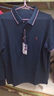 才子（TRIES）商務(wù)休閑POLO衫夏季短袖撞色條紋翻領(lǐng)T恤桑蠶絲柔順透氣時尚上衣 淺綠色 XL 50(175/92A) 曬單實拍圖