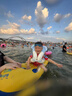 邁米德沖浪板兒童水上玩具游泳圈漂浮裝備水上戲水浮排小孩充氣滑水板 兒童沖浪板（建議3-16歲） 曬單實(shí)拍圖