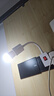 飛利浦（PHILIPS）LED節(jié)能燈泡萬向床頭燈壁燈插座式插電帶開關(guān)臥室照明直插 【6.5W丨白光】贈萬向二插頭燈座 曬單實(shí)拍圖