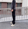CAIDEN KETCH品牌男裝牛仔褲男士2025新款寬松直筒商務(wù)休閑男褲柔軟透氣褲子 黑灰色 32 腰圍2尺5 曬單實(shí)拍圖