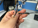 依視路（ESSILOR）男女款商務(wù)超輕鏡框可配依視路鏡片光學(xué)近視定制防藍光平光眼鏡 鈦+金屬-全框-4004BK-黑色 鏡框+依視路膜巖高清1.60現(xiàn)片 曬單實拍圖