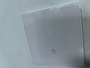 國際電工開關(guān)插座暗裝家用86型超薄鋼化玻璃多控開關(guān)帶五孔電源插座面板 一開單控-白色 曬單實(shí)拍圖
