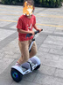 2025新款電動智能兒童腿控平衡車6-10到15歲以上平行車成人便攜 36V新版C9白【9吋防爆減震輪】 曬單實拍圖