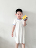貓人（MiiOW）兒童睡裙割包皮術(shù)后專用衣服男童莫代爾夏款男孩睡衣手術(shù)裙子睡袍 白色 140  【建議身高130-140】 曬單實(shí)拍圖