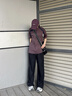 班尼路（Baleno）奶芙山本褲女2025新款百搭慵懶薄款休閑褲女柔順肌理女裝闊腿褲子 曬單實拍圖