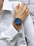 歐利時(shí)瑞士品牌2026新款防水中老年數字面雙日歷石英表男款手表男士禮物 鋼帶本藍男【生日禮物送爸爸】-終身質(zhì)保 曬單實(shí)拍圖