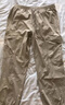 駱駝（CAMEL）休閑戶(hù)外登山褲男防潑水直筒工裝褲 J14CA6L6645 卡其 XXL 曬單實(shí)拍圖