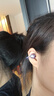 索愛(ài)（soaiy）GK58 AI智能藍(lán)牙耳機(jī)耳夾式開(kāi)放式真無(wú)線不入耳運(yùn)動(dòng)跑步適用華為榮耀小米蘋(píng)果翻譯耳機(jī)同聲傳譯 紫 曬單實(shí)拍圖