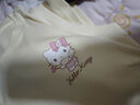 Hello Kitty女童收腰短袖t恤夏季圓領(lǐng)淺鵝黃上衣 蒂丘比K鵝黃  130 曬單實(shí)拍圖