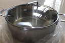 Momscook 不銹鋼煲湯鍋電磁爐通用火鍋復底火鍋盆平底雙耳湯鍋鍋具 【熱銷(xiāo)推薦】 26cm 曬單實(shí)拍圖