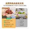 樹可食品級硅膠可折疊瀝水籃家用水果盤廚房濾水多功能伸縮淘米洗菜盆 曬單實拍圖