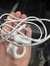 OEING電腦有線耳機久戴不痛電腦耳機雙插口有線耳機電腦不入耳掛耳式臺式筆記本有帶麥久戴不痛掛耳式 2.5米【臺式雙插口】珠光白 曬單實拍圖