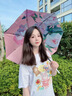 雙面黑膠防曬傘防紫外線(xiàn)太陽(yáng)傘晴雨兩用新中式國風(fēng)女士雨傘禮品 粉色玫瑰 （雙層黑膠）防曬推薦 雙面雙花55*8k 曬單實(shí)拍圖